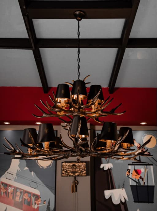 Faux_Elk_Antler_Chandelier