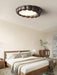 Faux Wood Ripple Ceiling Lamp-DWHOME