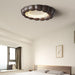 Faux Wood Ripple Ceiling Lamp-DWHOME