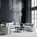 Feather Handblown Glass Chandelier-DWHOME