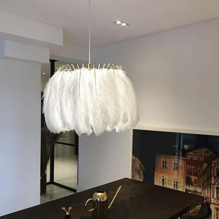 "Lampe à suspension plume-DWHOME"