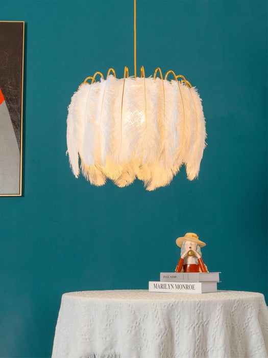 "Lampe à suspension plume-DWHOME"