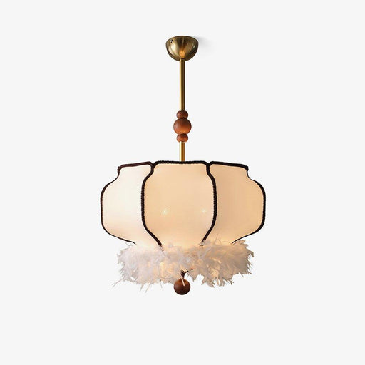 Feathered Lantern Pendant Light-DWHOME