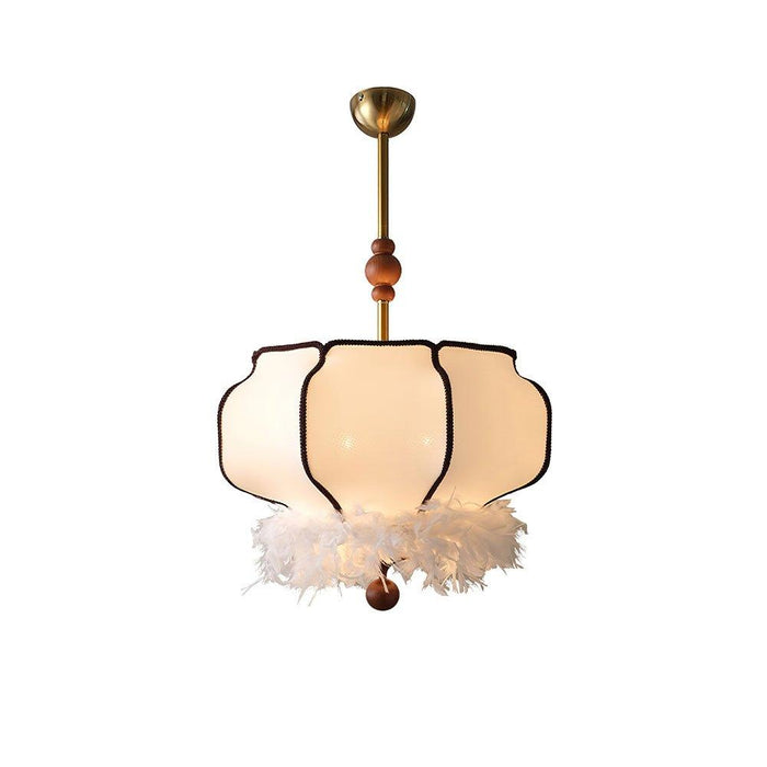 Feathered Lantern Pendant Light-DWHOME