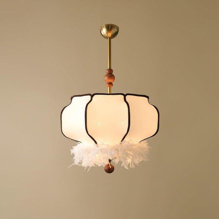 Feathered Lantern Pendant Light-DWHOME