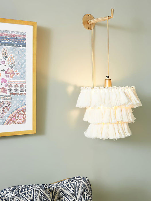 Fela Tassel Wall Lamp-DWHOME
