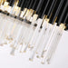 Finn Modern Black Crystal Chandelier for Living Room - DWHOME