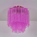 Fiora Rose Red Glass Ceiling Lamp - DWHOME