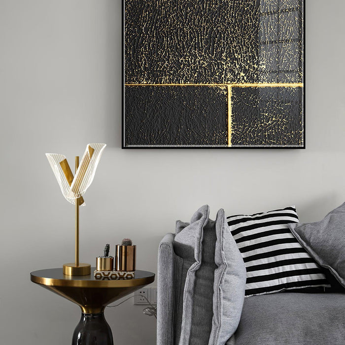 Flame Table Lamp-DWHOME
