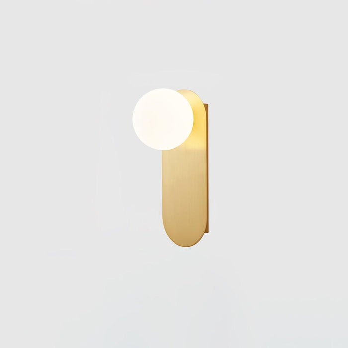Flat Base Globe Sconce-DWHOME