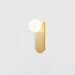 Flat Base Globe Sconce-DWHOME