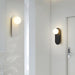Flat Base Globe Sconce-DWHOME