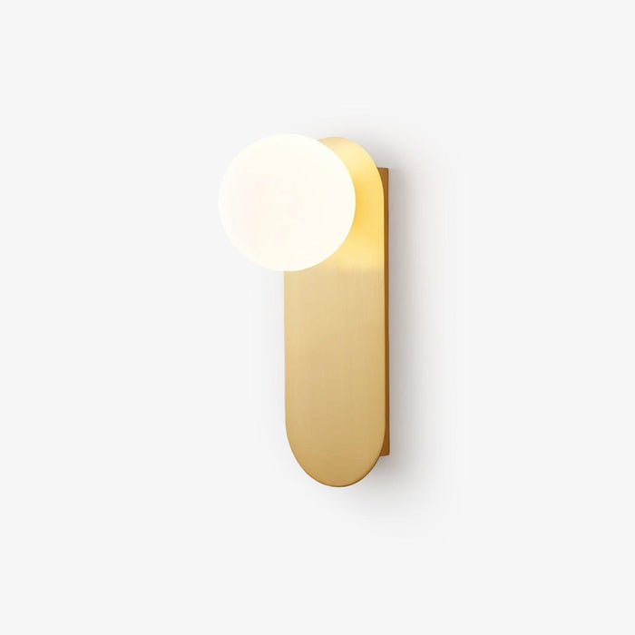 Flat Base Globe Sconce-DWHOME