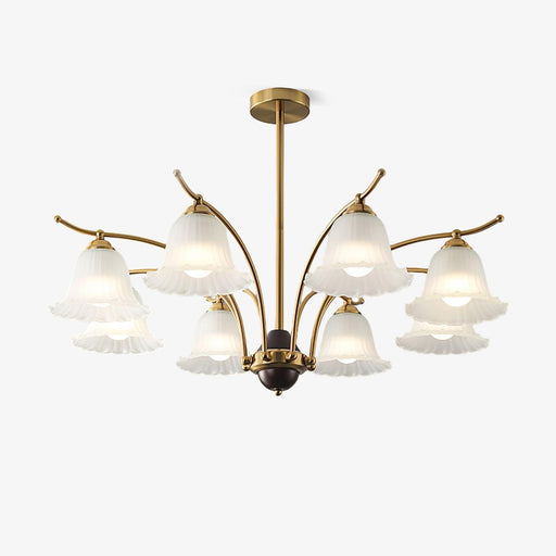 Flora Brass Chandelier-DWHOME