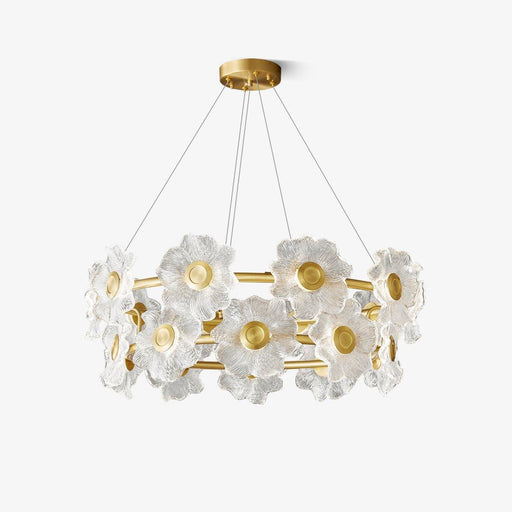 Flora Glass Chandelier-DWHOME