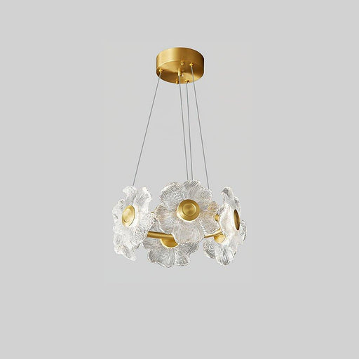 Flora Glass Chandelier-DWHOME
