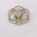 Floral Brass Ceiling Lamp-DWHOME