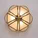 Floral Brass Ceiling Lamp-DWHOME