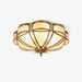 Floral Brass Ceiling Lamp-DWHOME