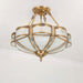 Floral Brass Ceiling Lamp-DWHOME