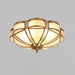 Floral Brass Ceiling Lamp-DWHOME