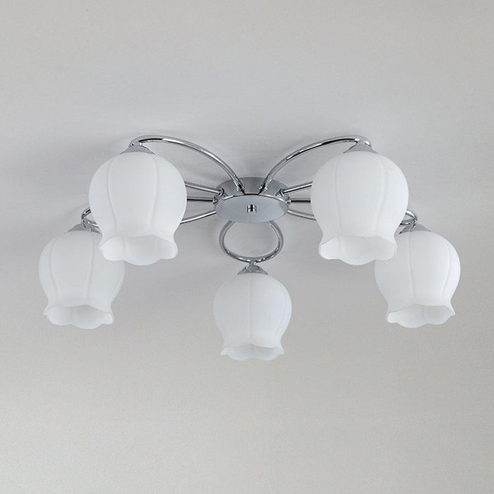 Floral Glass Ceiling Lamp-DWHOME