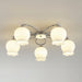 Floral Glass Ceiling Lamp-DWHOME