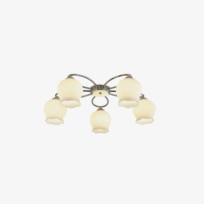 Floral Glass Ceiling Lamp-DWHOME
