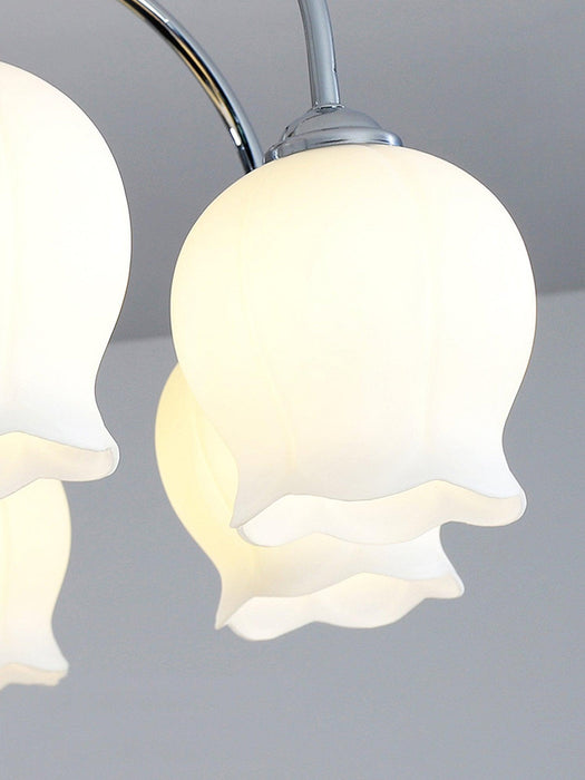 Floral Glass Ceiling Lamp-DWHOME