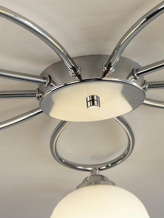 Floral Glass Ceiling Lamp-DWHOME
