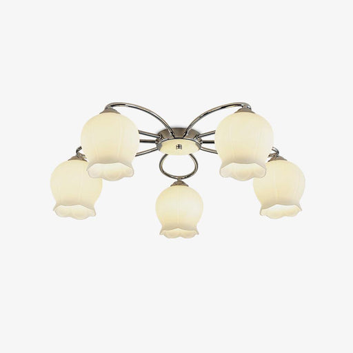 Floral Glass Ceiling Lamp-DWHOME