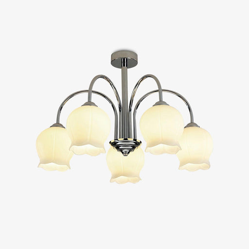 Floral Glass Chandelier-DWHOME