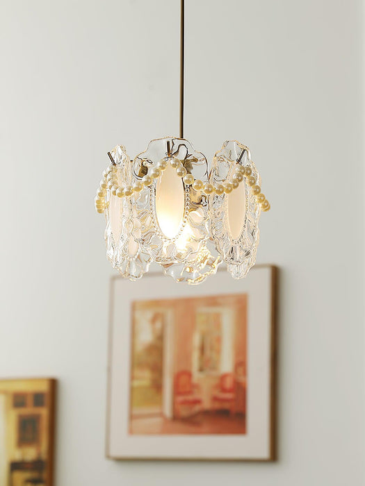 Floral Glass Pendant Lamp-DWHOME