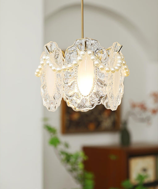 Floral Glass Pendant Lamp-DWHOME