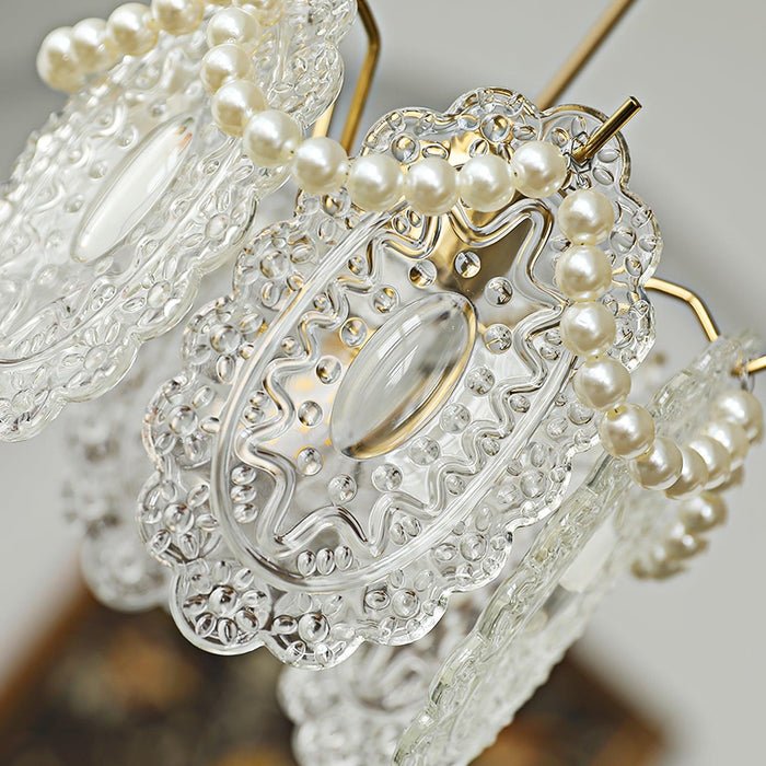 Floral Glass Pendant Lamp-DWHOME
