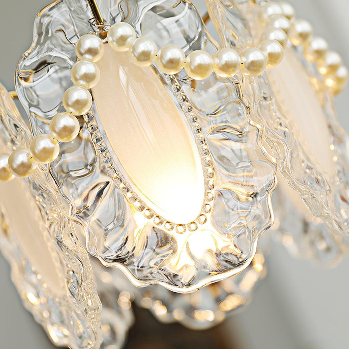 Floral Glass Pendant Lamp-DWHOME