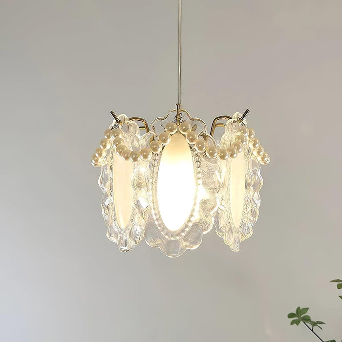 Floral Glass Pendant Lamp-DWHOME
