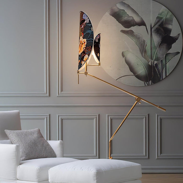 Floral Nocturne Floor Lamp-DWHOME