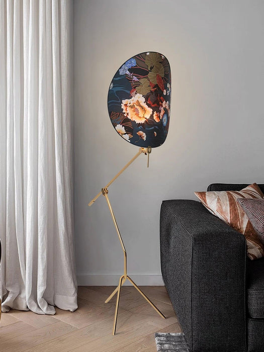 Floral Nocturne Floor Lamp-DWHOME