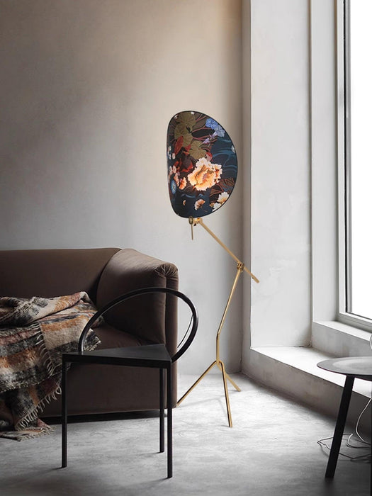 Floral Nocturne Floor Lamp-DWHOME