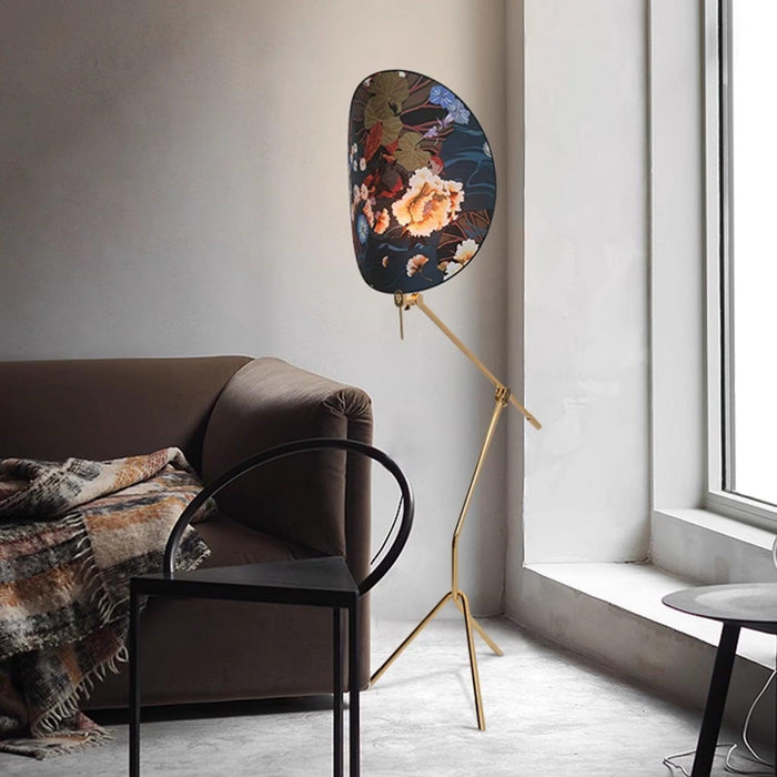 Floral Nocturne Floor Lamp-DWHOME