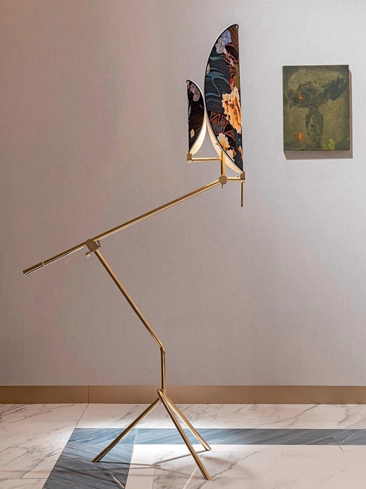 Floral Nocturne Floor Lamp-DWHOME