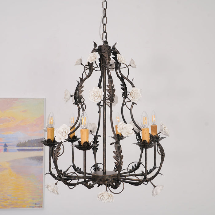 Florentine Rose Chandelier-DWHOME