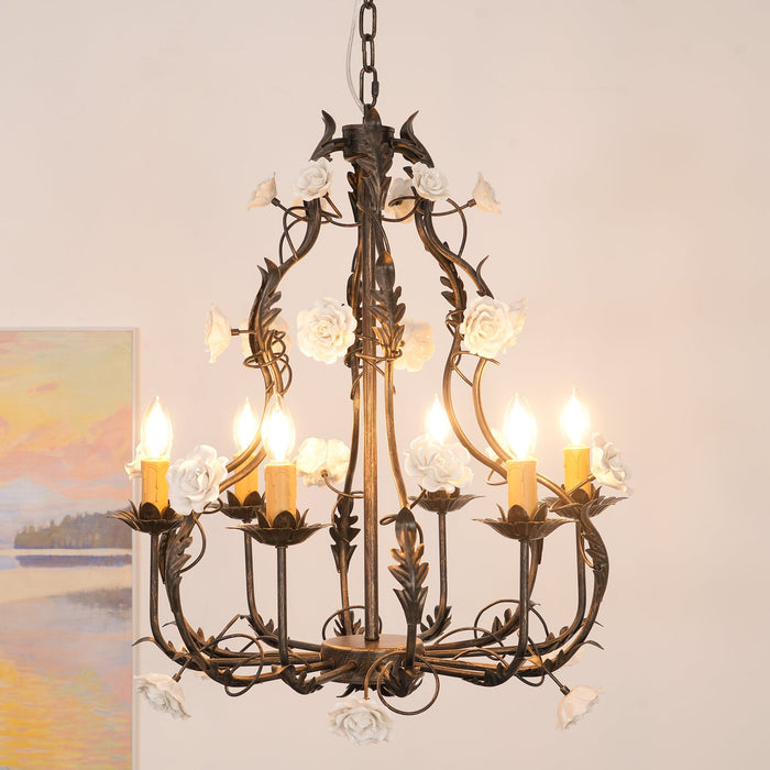 Florentine Rose Chandelier-DWHOME