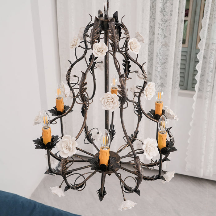 Florentine Rose Chandelier-DWHOME