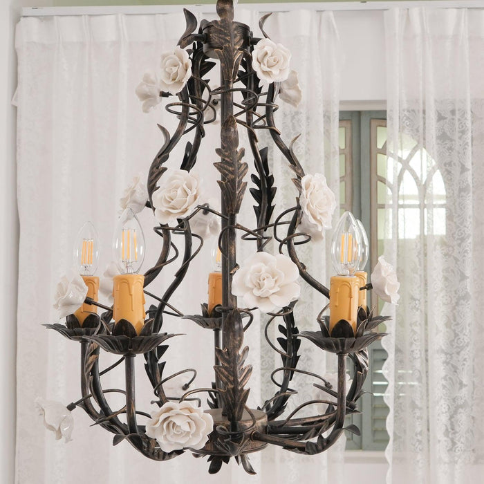 Florentine Rose Chandelier-DWHOME
