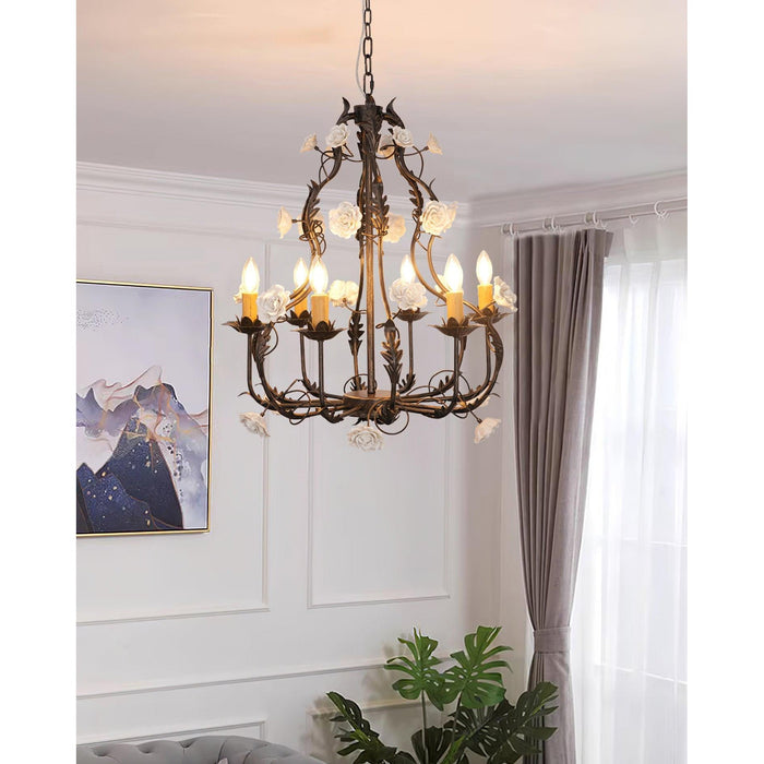 Florentine Rose Chandelier-DWHOME