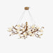 Flower Bloom Branch Brass Chandelier-DWHOME