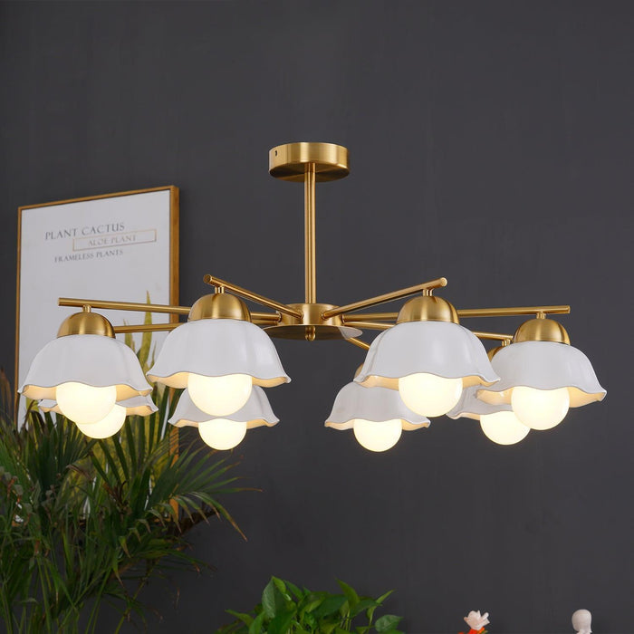 Flower Shade Chandelier-DWHOME