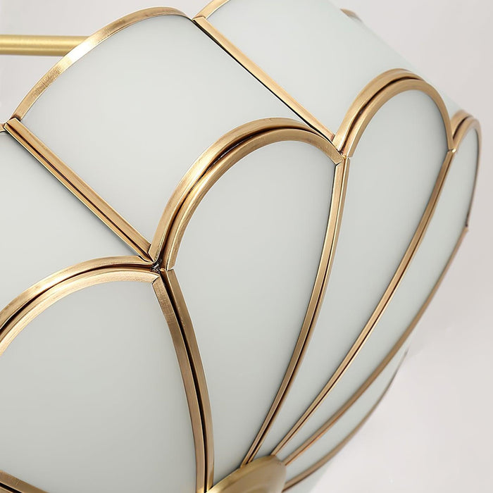 Flower Shape Glass Ceiling Light-DWHOME